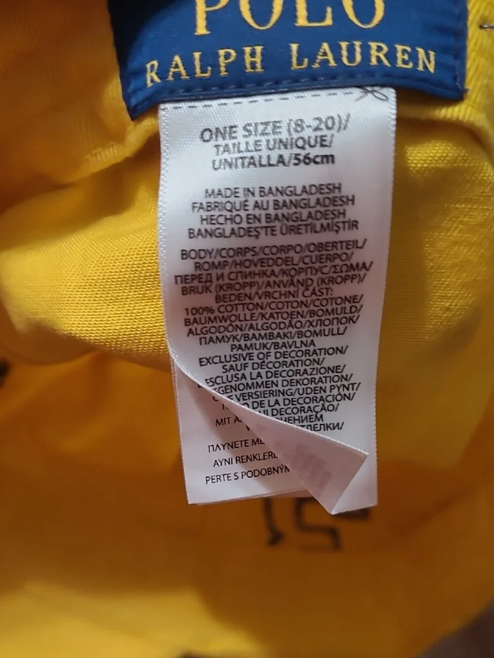 Ralph Lauren Big Pony Cotton Twill Ball Cap